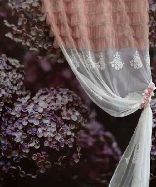 telo in pizzo e tulle