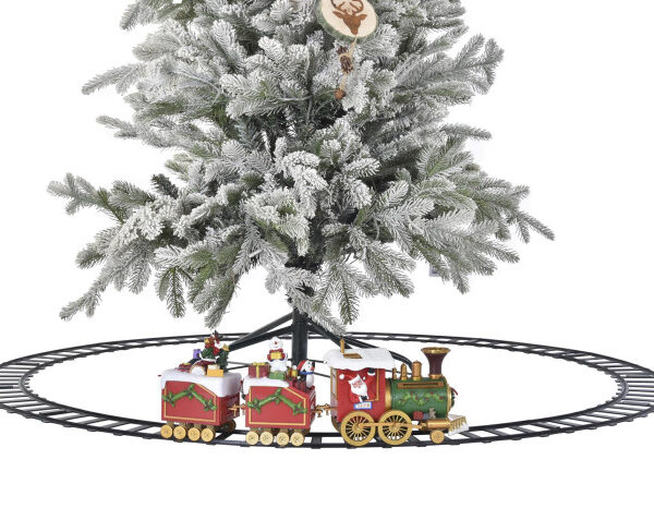 TRENO LED RESINA 136X136X15 4AA MOVIMENTO MUSICALE NV-